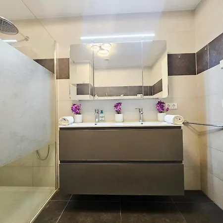 Stylish Penthouse Retreat With Terrace & Parking Lejlighed